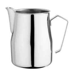Motta Italian Stainless Steel Milk Pitcher for Barista Frothing