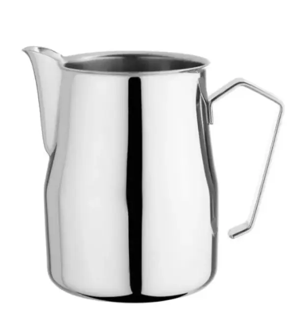 Motta Italian Stainless Steel Milk Pitcher for Barista Frothing