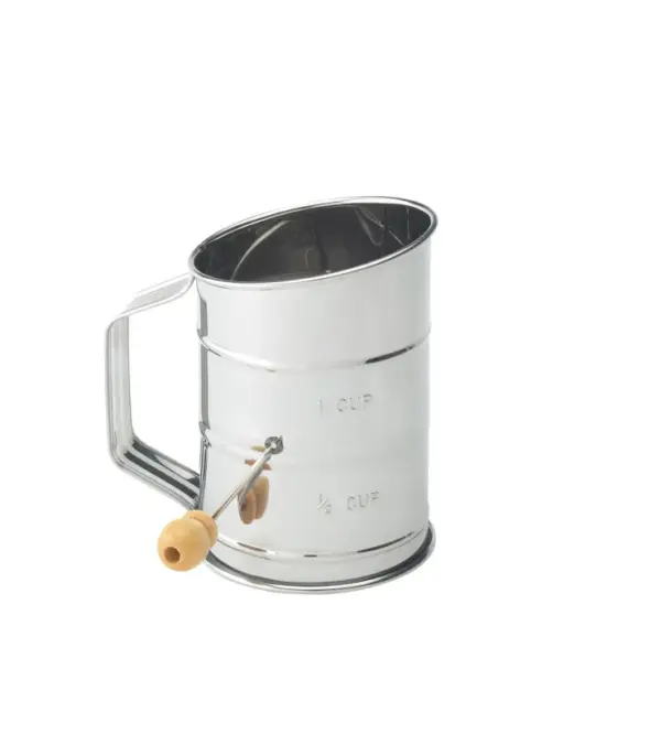Mrs. Andersons 1 Cup Flour Sifter - Baking Strainer with Handle