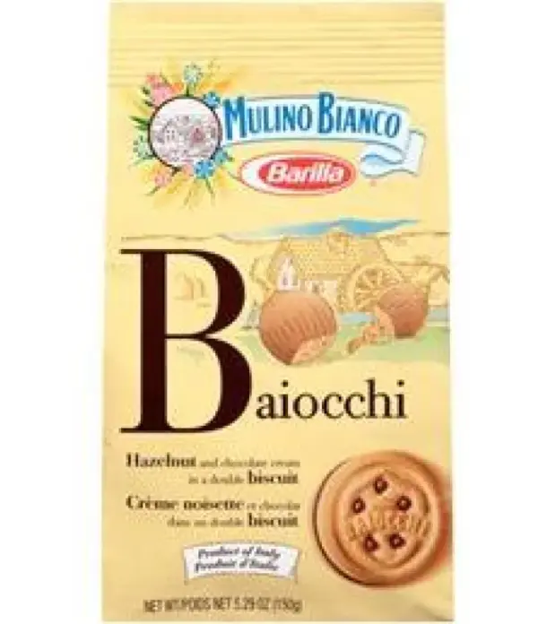 Mulino Bianco Baiocchi Cookies 200g Italian Biscuits Snack Pack