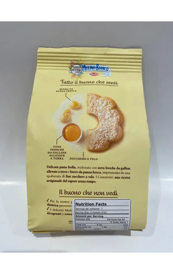 Mulino Bianco Canestrini Zucchero a Velo Biscuits 200g
