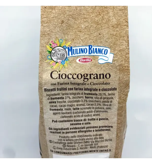 Mulino Bianco Cioccograno Chocolate Breakfast Biscuits 12.35 oz - Image 2