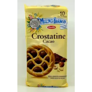 Mulino Bianco Cocoa Crostatine Cookies 400g Italian Chocolate Pastries