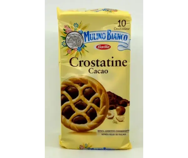Mulino Bianco Cocoa Crostatine Cookies 400g Italian Chocolate Pastries