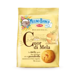 Mulino Bianco Cuor di Mela Apple Cookies Biscuits 250g