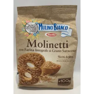 Mulino Bianco Molinetti Whole Wheat Biscuits 800g Healthy Snack