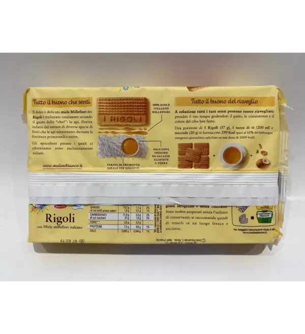 Mulino Bianco Rigoli Italian Honey Biscuits, 400g - Image 3