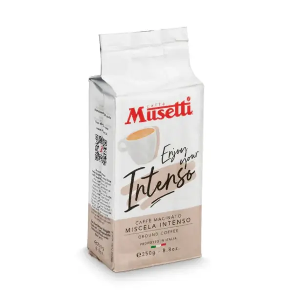 Musetti Intenso Ground Espresso Brick 250g - Rich Italian Blend