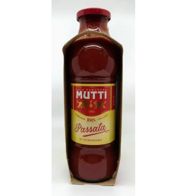 Mutti Tomato Passata Sauce Double Pack 49.4oz (2x700g) Italian Pasta Sauce