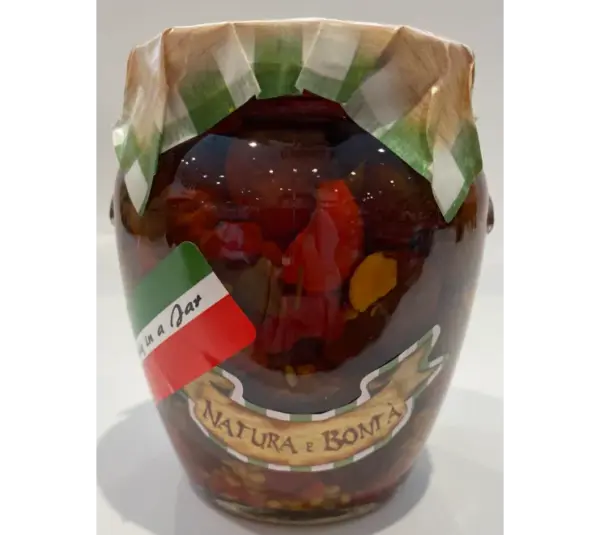 Natura Bonta Marinated Olives in Olive Oil Jar 19.4oz - Image 2