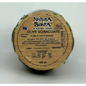 Natura e Bontà Crushed Olive Oil in Jar, 580ml