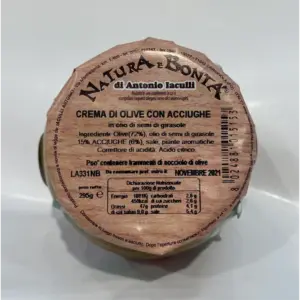 Natura E Bontà Olive Spread with Anchovies 10.4 oz