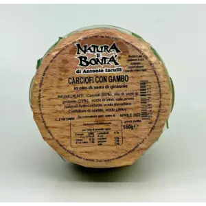 Natura E Bonta Artichokes with Stem 550g Jar