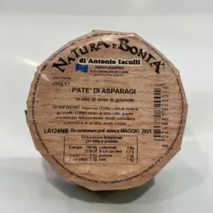 Natura E Bonta Asparagus Pate Spread 10.4 oz Jar