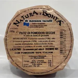 Natura E Bonta Sun-Dried Tomato Pate 10.4 oz Jar