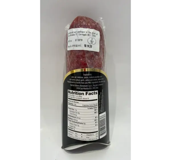 Negroni Salami Milano Gluten Free 8oz - Image 2