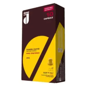 Nespresso Compatible Danesi Espresso Oro 10 Count Capsules