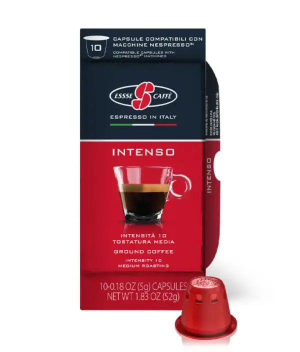 Nespresso Compatible Essse Caffe Intenso Capsules - 10 Count