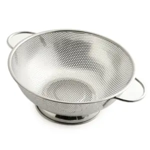 Norpro 5-Quart Stainless Steel Colander with Sturdy Base