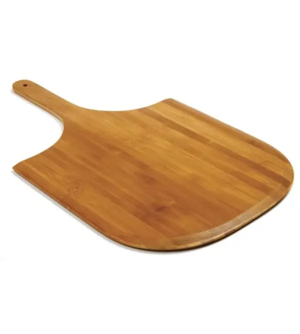Norpro 8 Inch Bamboo Pizza Peel - 20cm Natural Wood Pizza Board