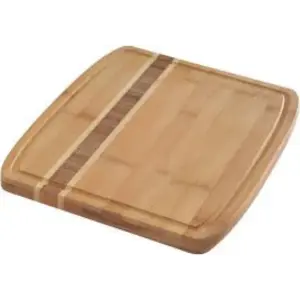 Norpro Bamboo Cutting Board 12x10 Inch Eco-Friendly Kitchen Prep