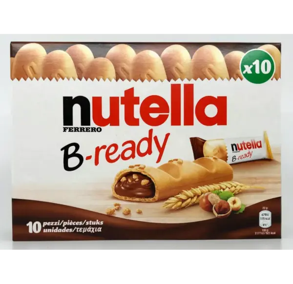 Nutella B-Ready Snack Bars 10 Pack 230g - Image 2