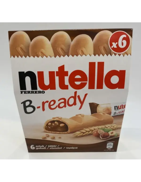 Nutella B-Ready Snack Bars, 6-Pack