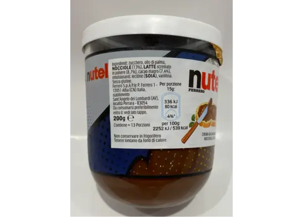 Nutella Chocolate Hazelnut Spread 220g Italian-Made