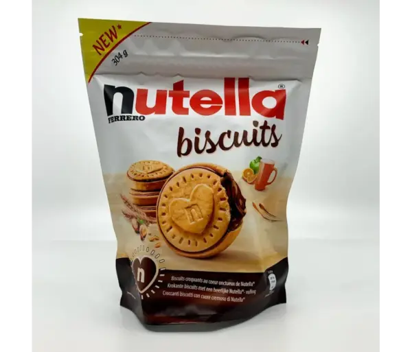 Nutella Filled Biscuits Authentic Italian 304g