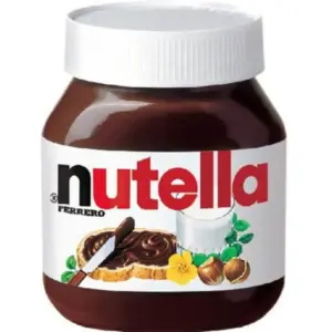 Nutella Hazelnut Spread 630g Glass Jar - Made in Italy