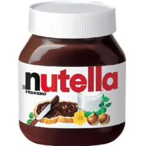Nutella Hazelnut Spread 800g Glass Jar - Made in Italy