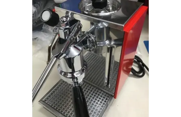 Olympia Cremina Espresso Machine Refurbished 1990s Red New Grouphead - Image 2