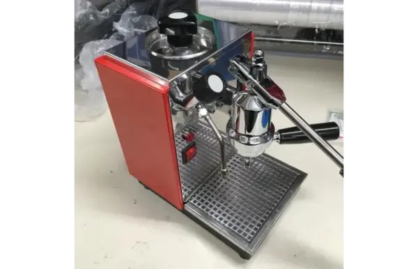 Olympia Cremina Espresso Machine Refurbished 1990s Red New Grouphead - Image 4