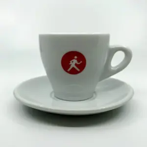 Olympia Express Cappuccino Cup & Saucer Set - Ceramic Coffee Cups