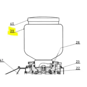 Olympia Moca Grinder Glass Replacement - Model 04.1472.00.00