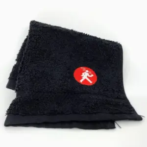 Olympia Promotional Towel - Custom Logo Blk 500070