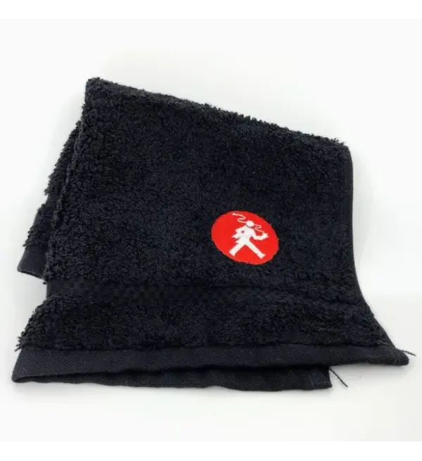 Olympia Promotional Towel - Custom Logo Blk 500070