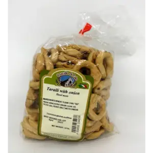 Onion Taralli Italian Snack by Il Tarallo 14oz