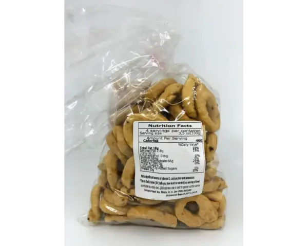 Onion Taralli Italian Snack by Il Tarallo 14oz - Image 2