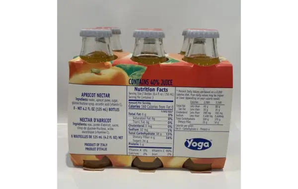 Organic Apricot Juice 750ml - Cold Pressed & No Sugar Added - Image 2