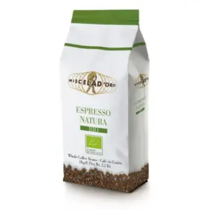 Organic Espresso Beans Miscela d'Oro Natura 2 lb Bag