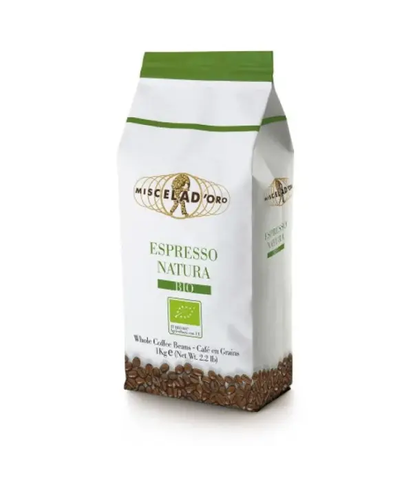Organic Espresso Beans Miscela d'Oro Natura 2 lb Bag