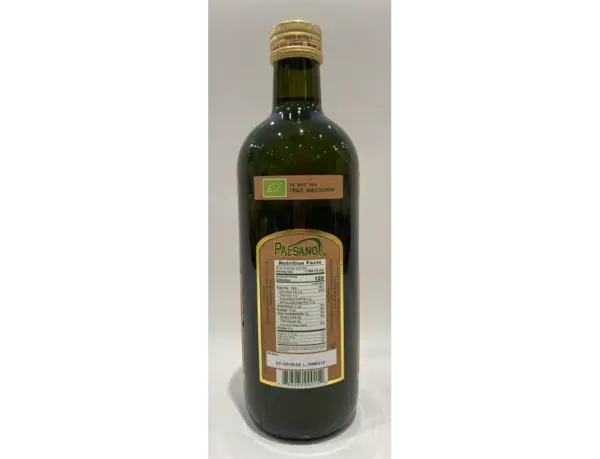 Organic Extra Virgin Olive Oil by Paesano - 1 Liter Cold Pressed - Image 2