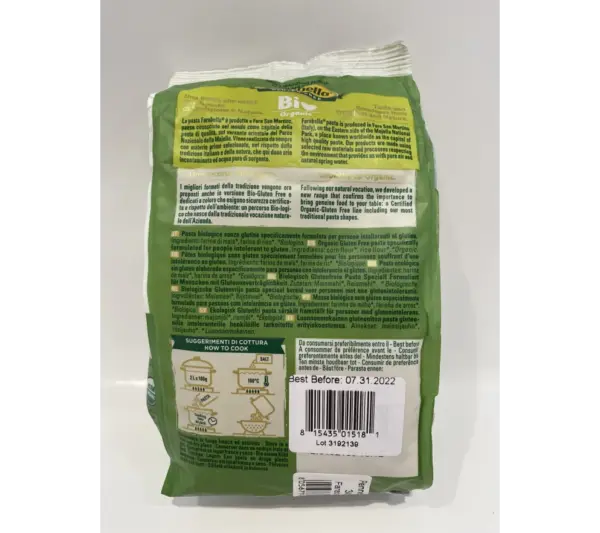 Organic Gluten Free Pennette Pasta by Farabella, 12 oz - Image 2