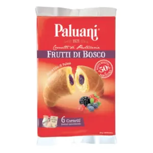 Paluani Mixed Berry Croissants 252g - Frozen Pastries with Fruit Filling