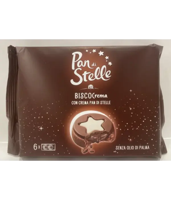 Pan di Stelle Cream Filled Biscuits 168g Pack - Image 2
