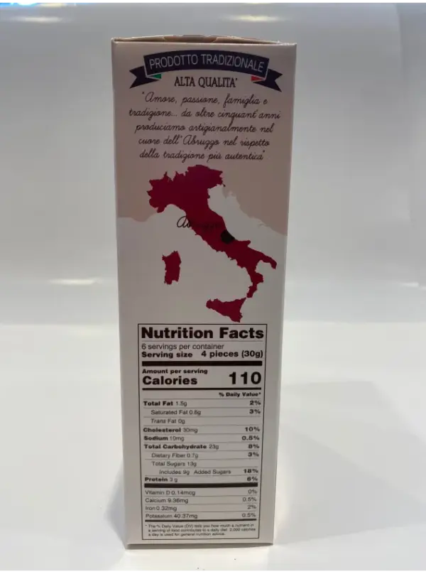Pan Ducale Italian Red Berries & Oat Bran Cantuccini Cookies 6.35oz