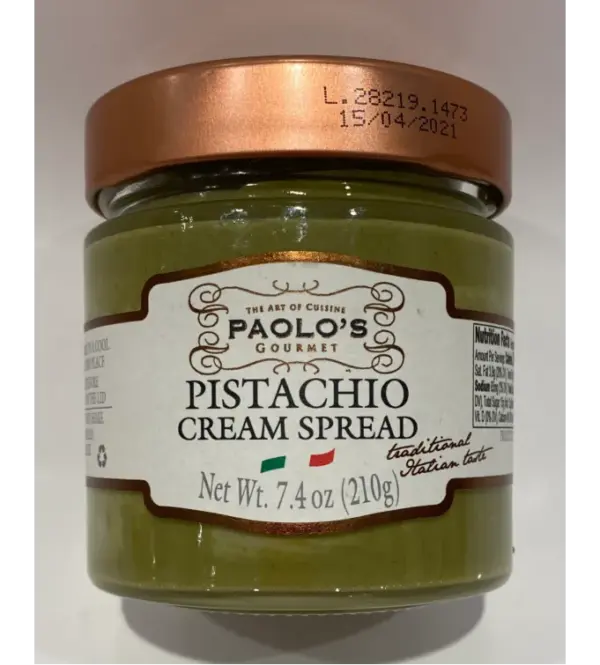 Paolo's Authentic Italian Pistachio Spread 7.4 oz