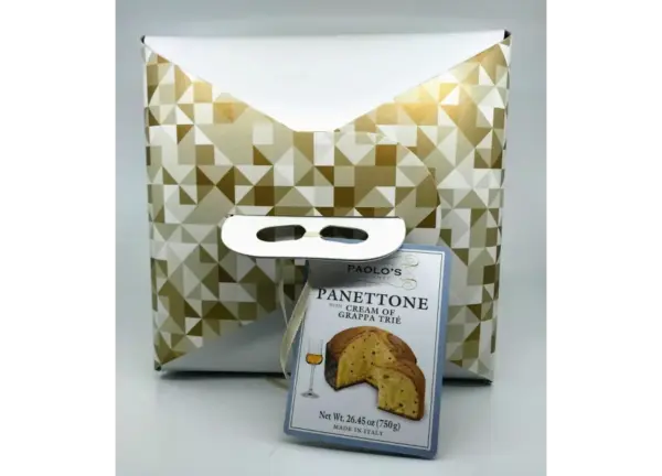 Paolo's Grappa Cream Panettone - 750g Italian Dessert Cake