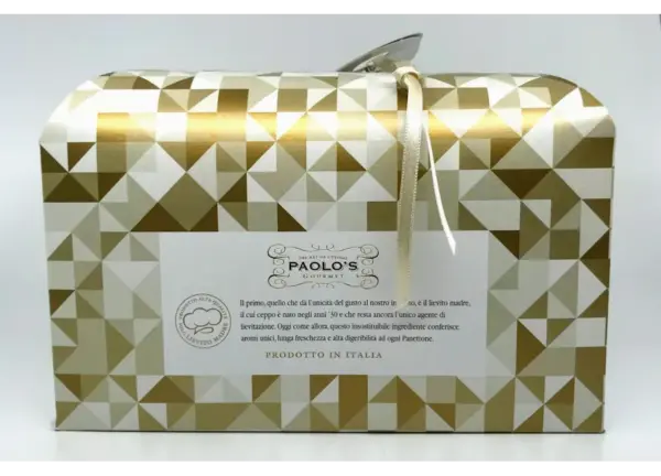 Paolo's Grappa Cream Panettone - 750g Italian Dessert Cake - Image 3